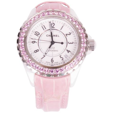 chanel j12 pink sapphire watch|sapphire Chanel x ray.